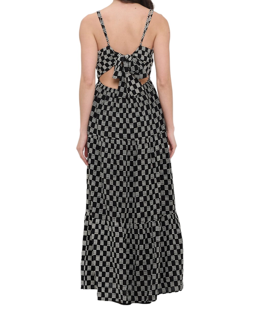 Midnight Weave Maxi Dress