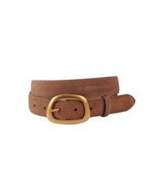 SUEDE BELT WITH ASSYMETRICAL BUCKLE