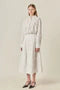 Romance w/Bow Detailed Drop Shoulder Shirt