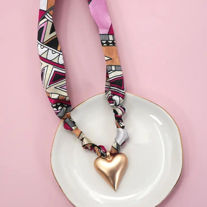 HANDMADE SCARF NECKLACE
