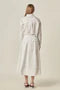 Romance w/Bow Detailed Drop Shoulder Shirt