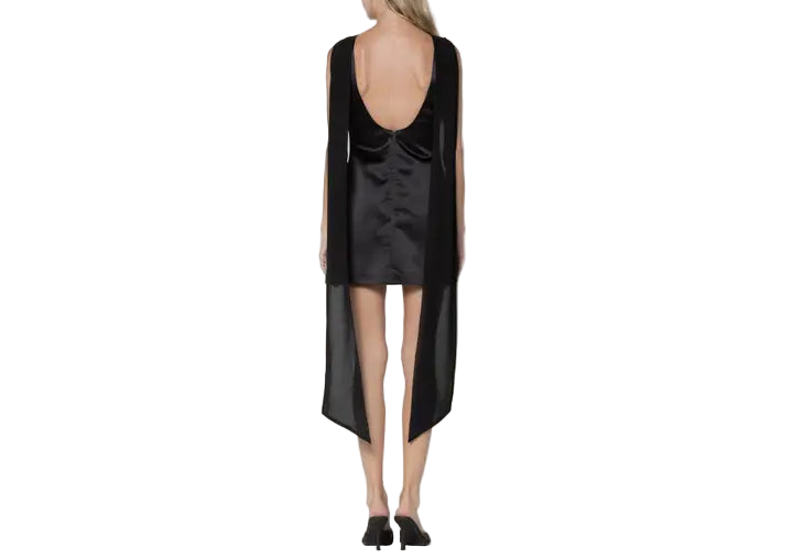 Jenna Draped Cowl Neckline Mini Dress