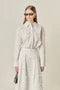 Romance w/Bow Detailed Drop Shoulder Shirt