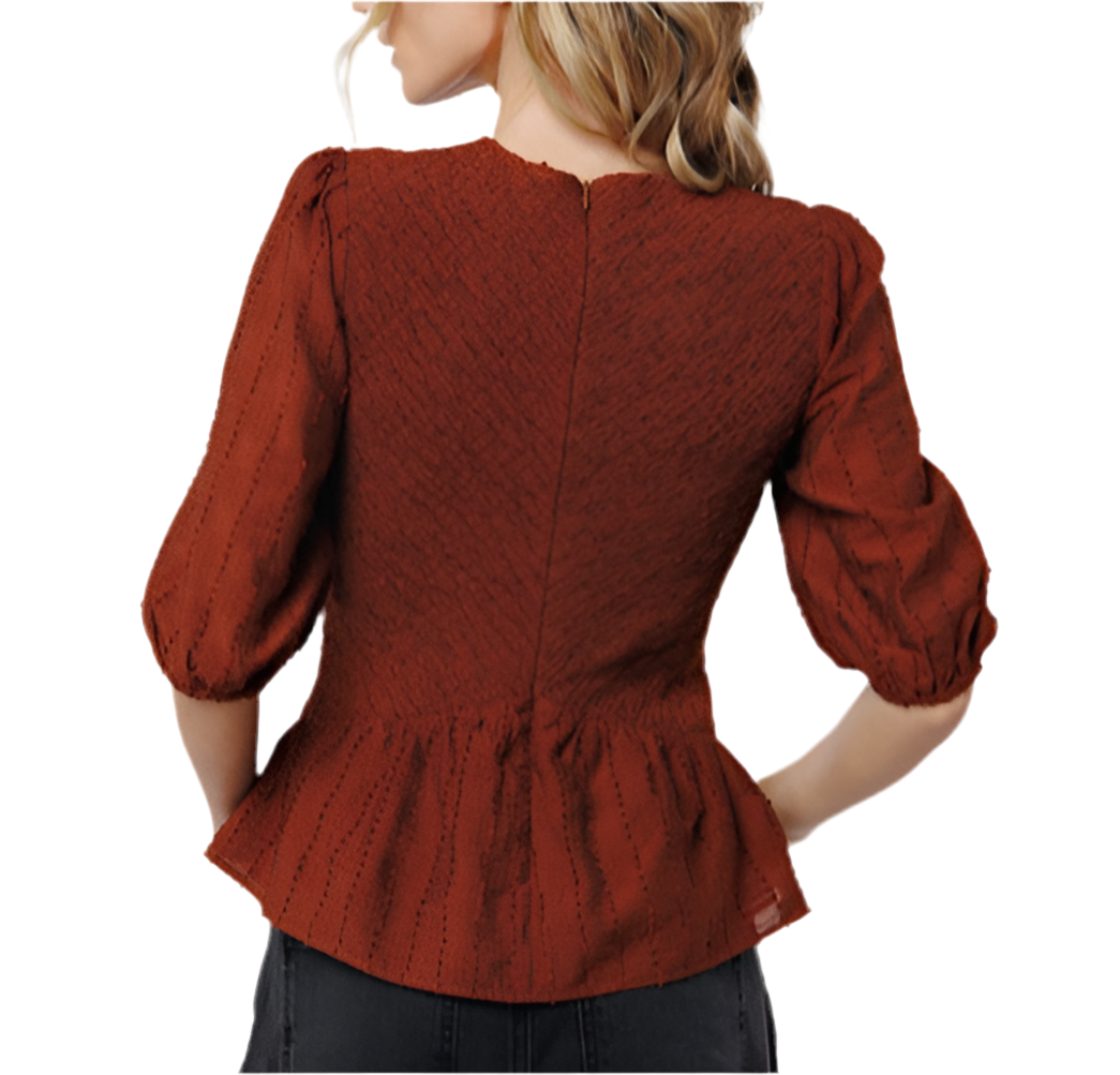 ESRA PEPLUM TOP