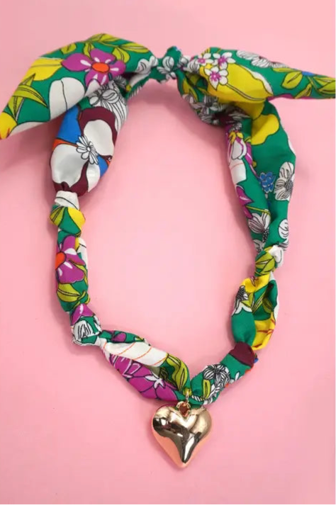 HANDMADE SCARF NECKLACE