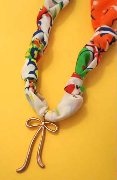 HANDMADE SCARF NECKLACE