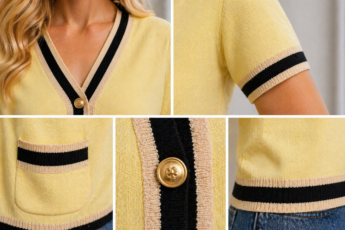 LUCIA SHORT SLEEVE CARDIGAN