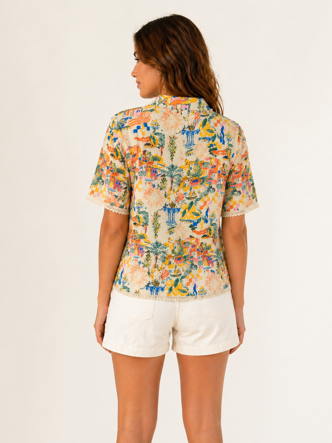 NOSTALGIC PARADISE BUTTON UP