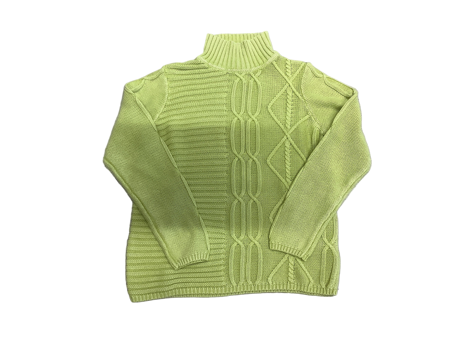 MOCK NECK SWEATER W/ SPECIAL WASH