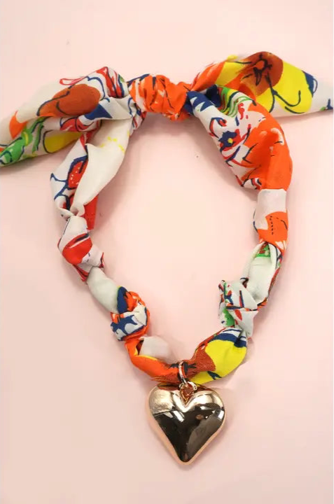 HANDMADE SCARF NECKLACE
