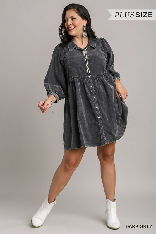 LACEY EXTENDED SIZES DRESS