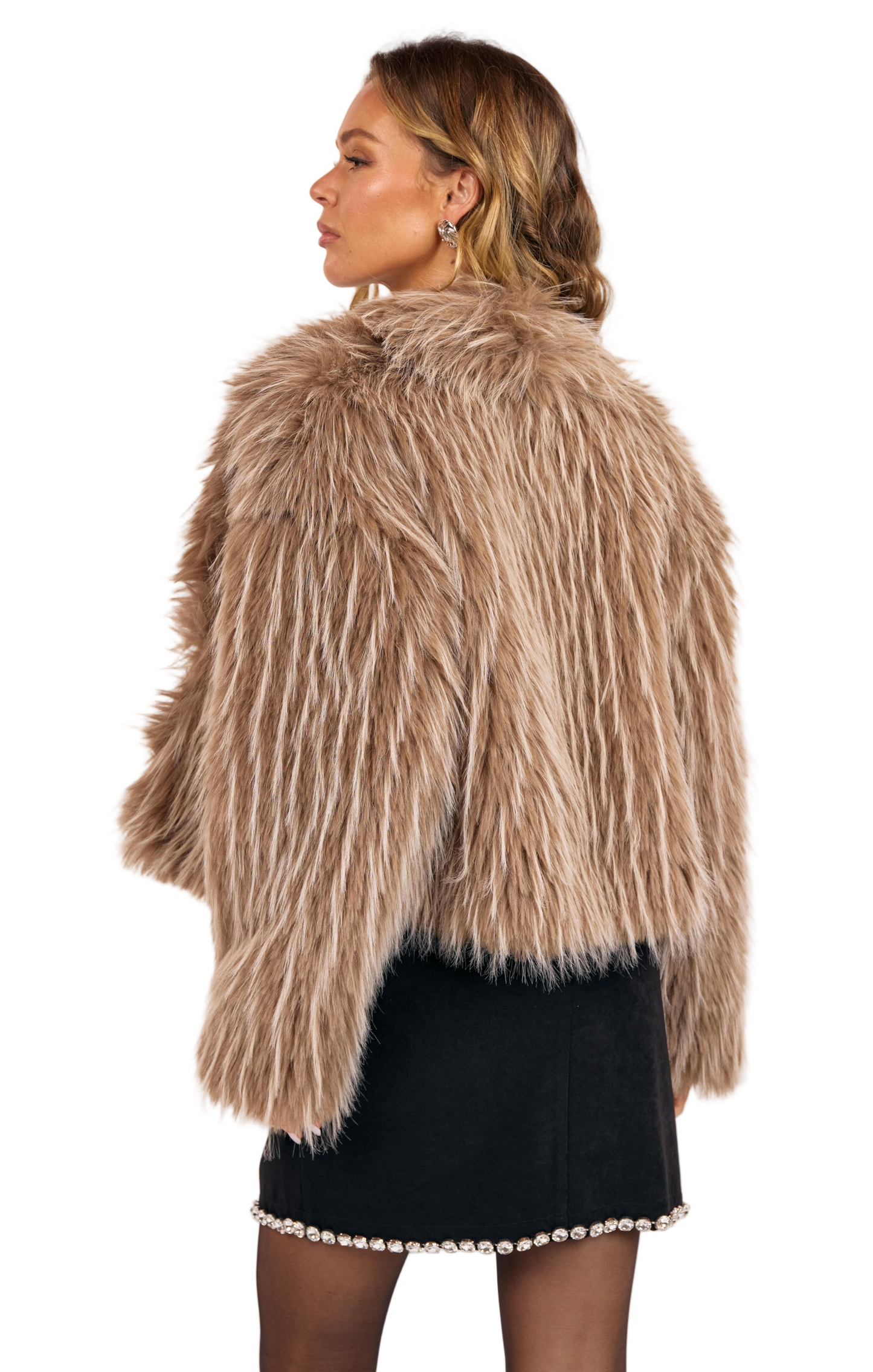 LADYLIKE ENERGY FAUX FUR JACKET