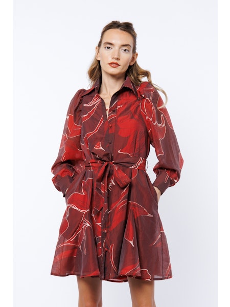 Silvie Floral Printed Mini Dress