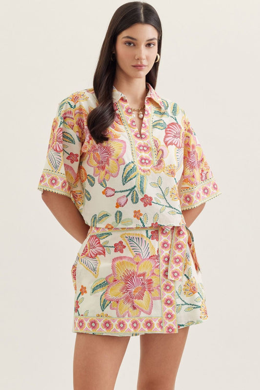 Rosy Days Cotton Top