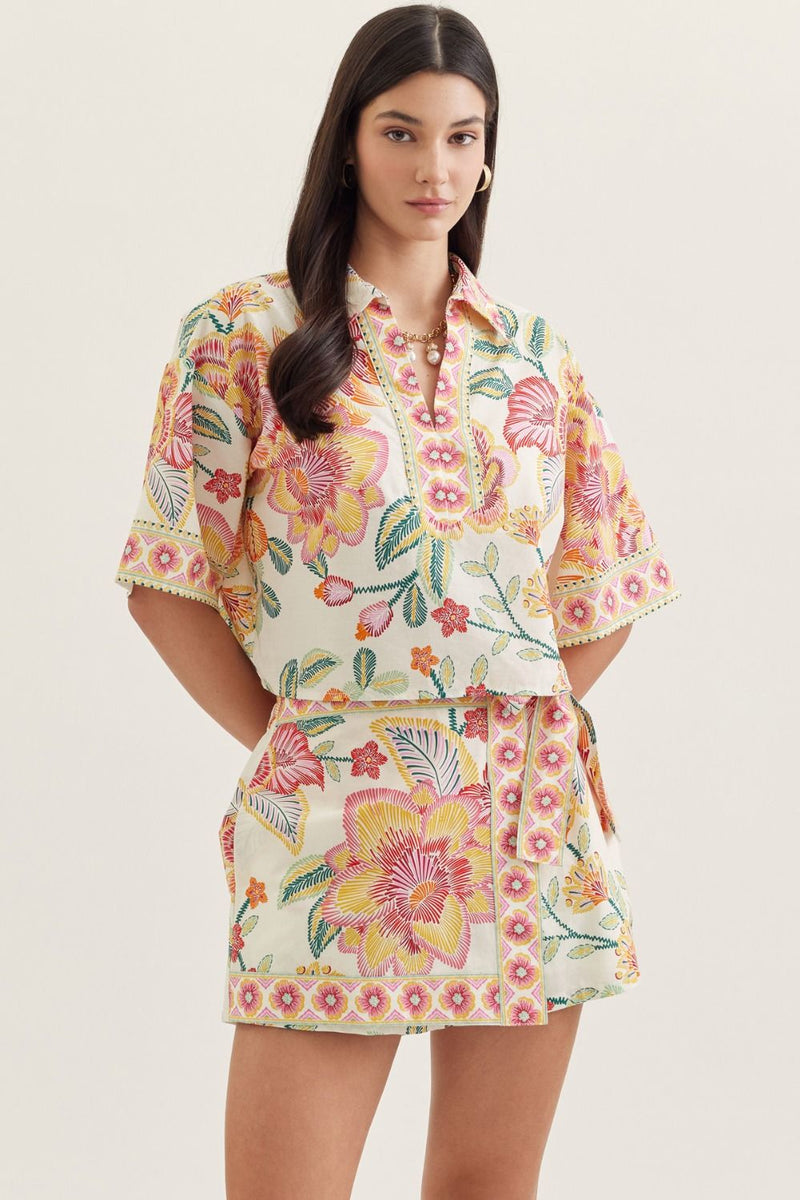 Rosy Days Cotton Top