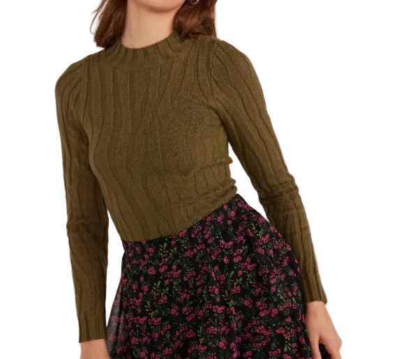 ELARA JACQUARD KNIT TOP