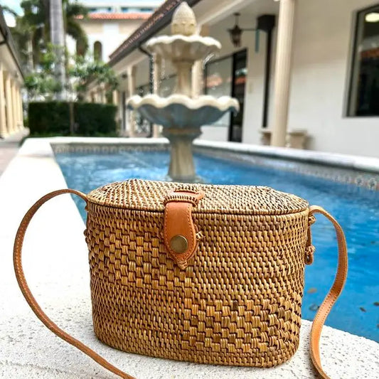 ATA VINE SEWING BASKET CROSSBODY