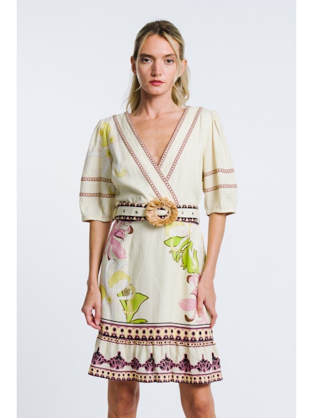 Ivy Floral Printed Mini Dress