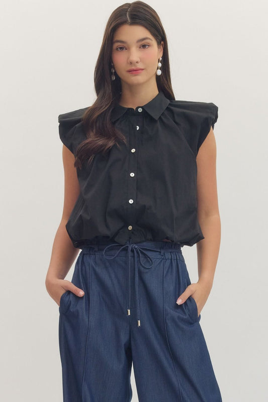 Tina cap sleeve top