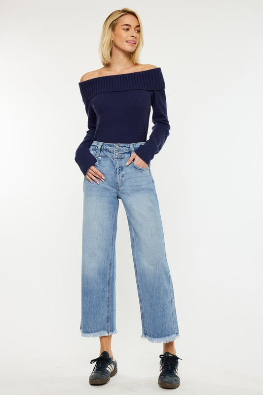 VANESSA HIGH RISE CROP