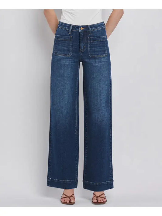 RACHEL High Rise Patch Pocket Trouser