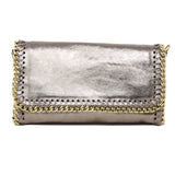 GENUINE ITALIAN LEATHER BIG SIZE CHAIN GOLD