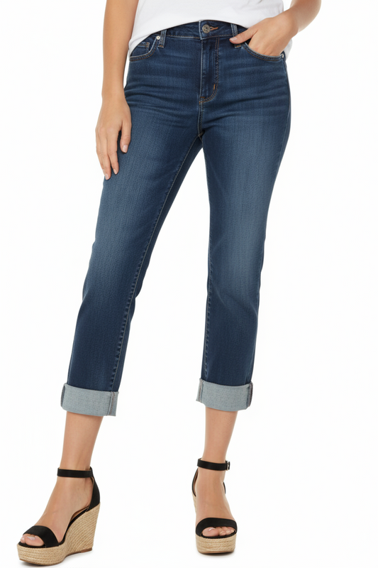 charlie crop wide rolled cuff 24"