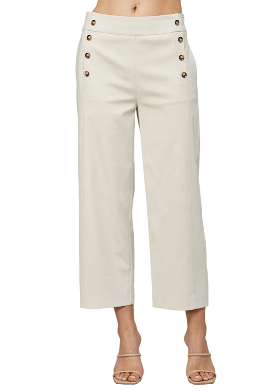 Jane Front Button Detail Culotte