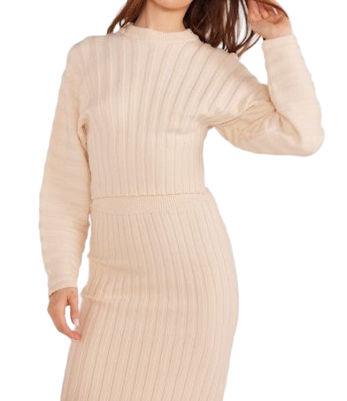 LAYLA SCULPTED 3D RIB SKIRT