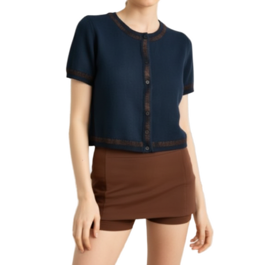 HESSA SHORT SLEEVE CARDIGAN