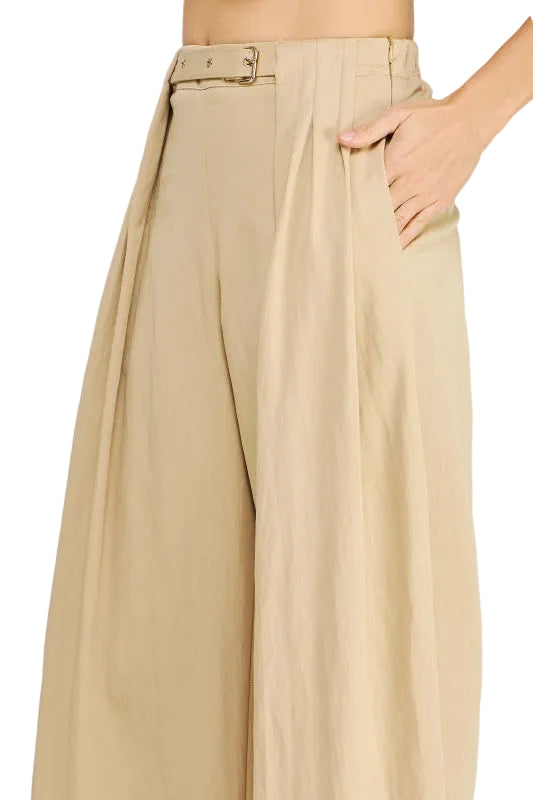 Kati Pleated Wide Pants Set