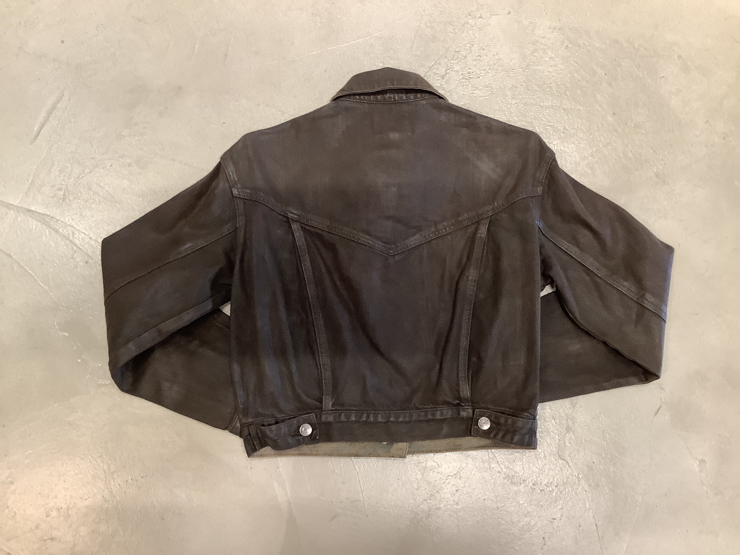 EMRIE-COATED LONG SLEEVE DENIM JACKET