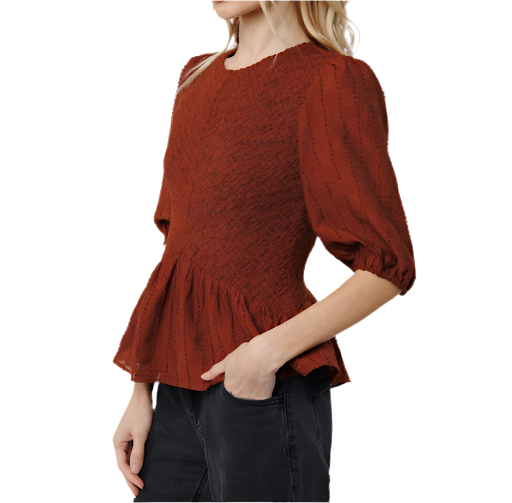 ESRA PEPLUM TOP