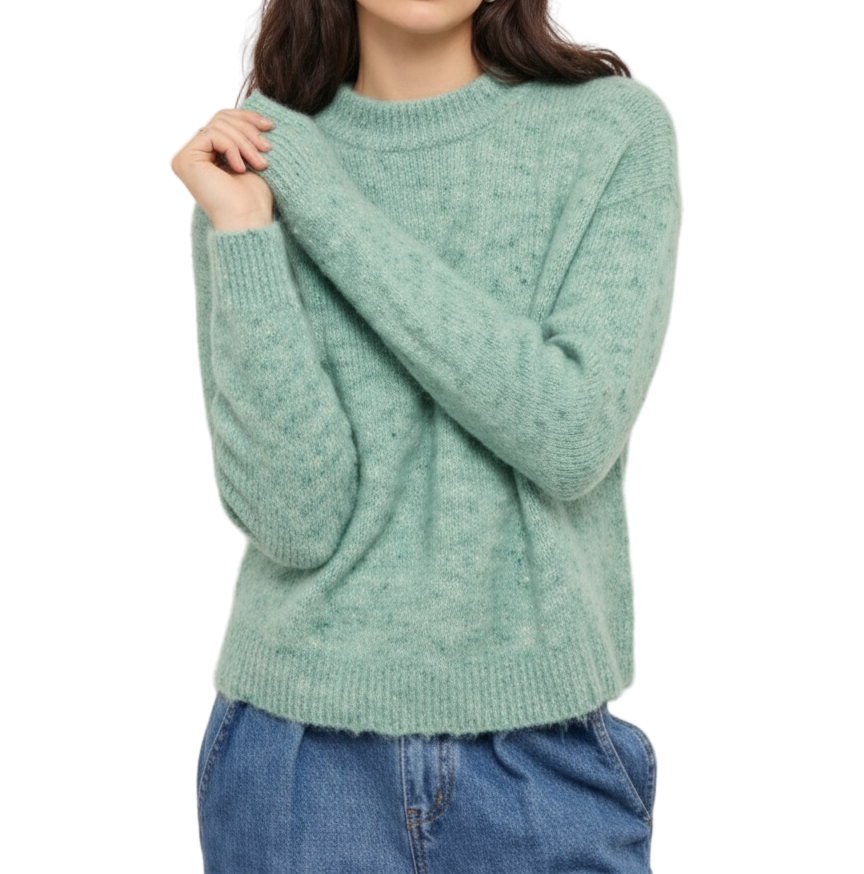 NINA BOUCLE KNIT TOP