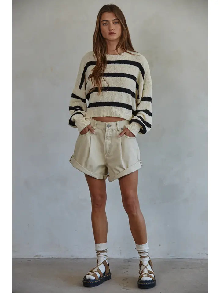 KARMEN CREW NECK TOP