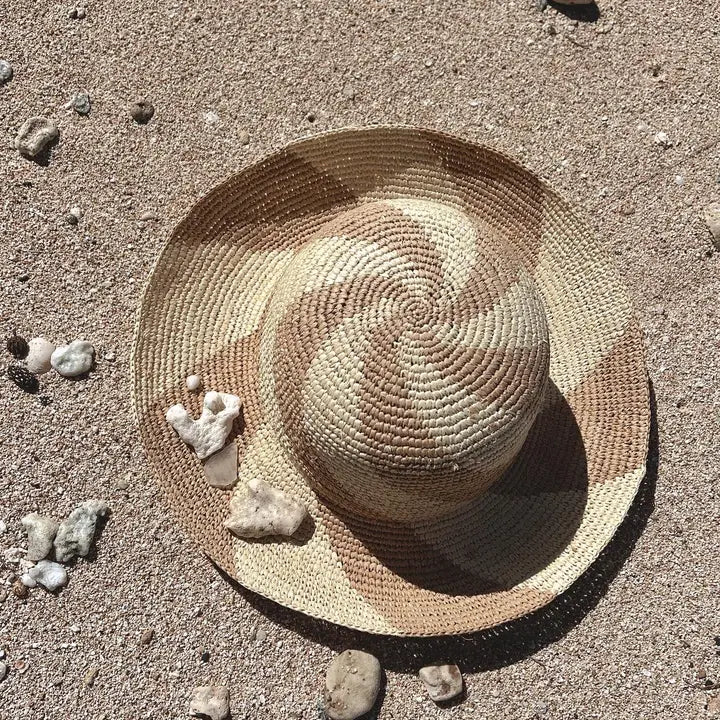 MOROCCAN SAND - RAFFIA SUN HAT