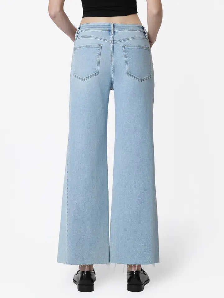GAGE High Rise Twist Wide Jeans