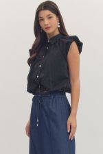 Tina cap sleeve top
