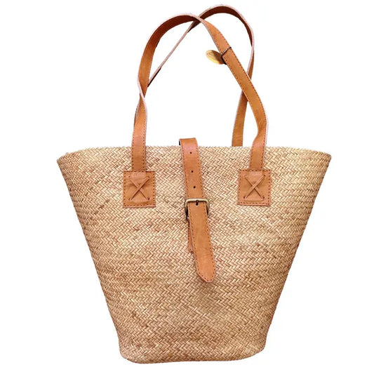 RATTAN BEACH BASKET TOTE
