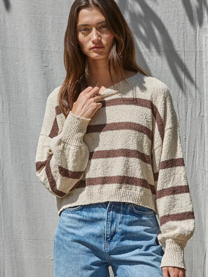 KARMEN CREW NECK TOP