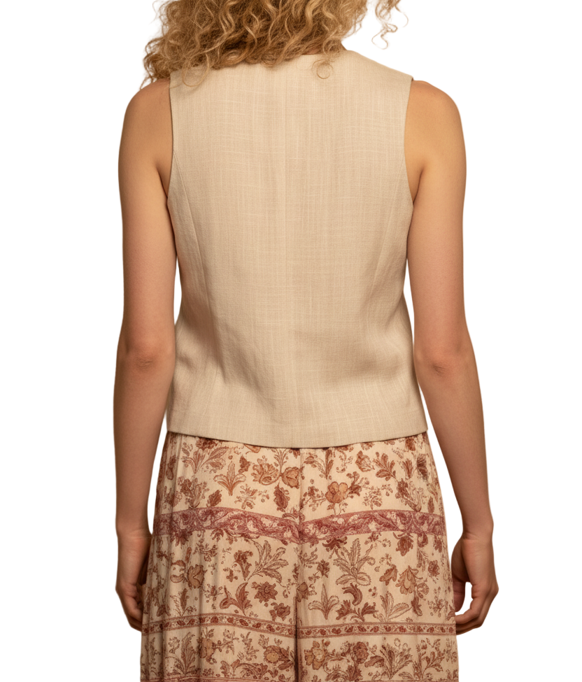 Caroline Cableknit Vest