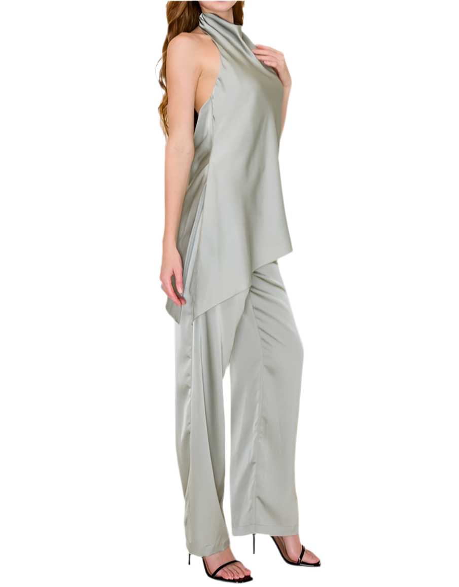 High Rise Straight Pants