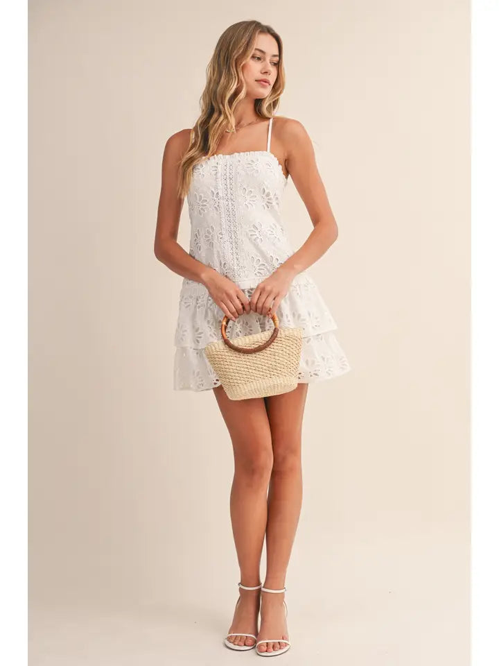 LOOKING SHARP FORAL MINI DRESS