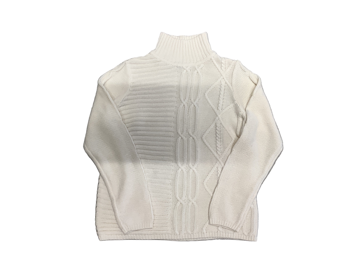 MOCK NECK SWEATER W/ SPECIAL WASH