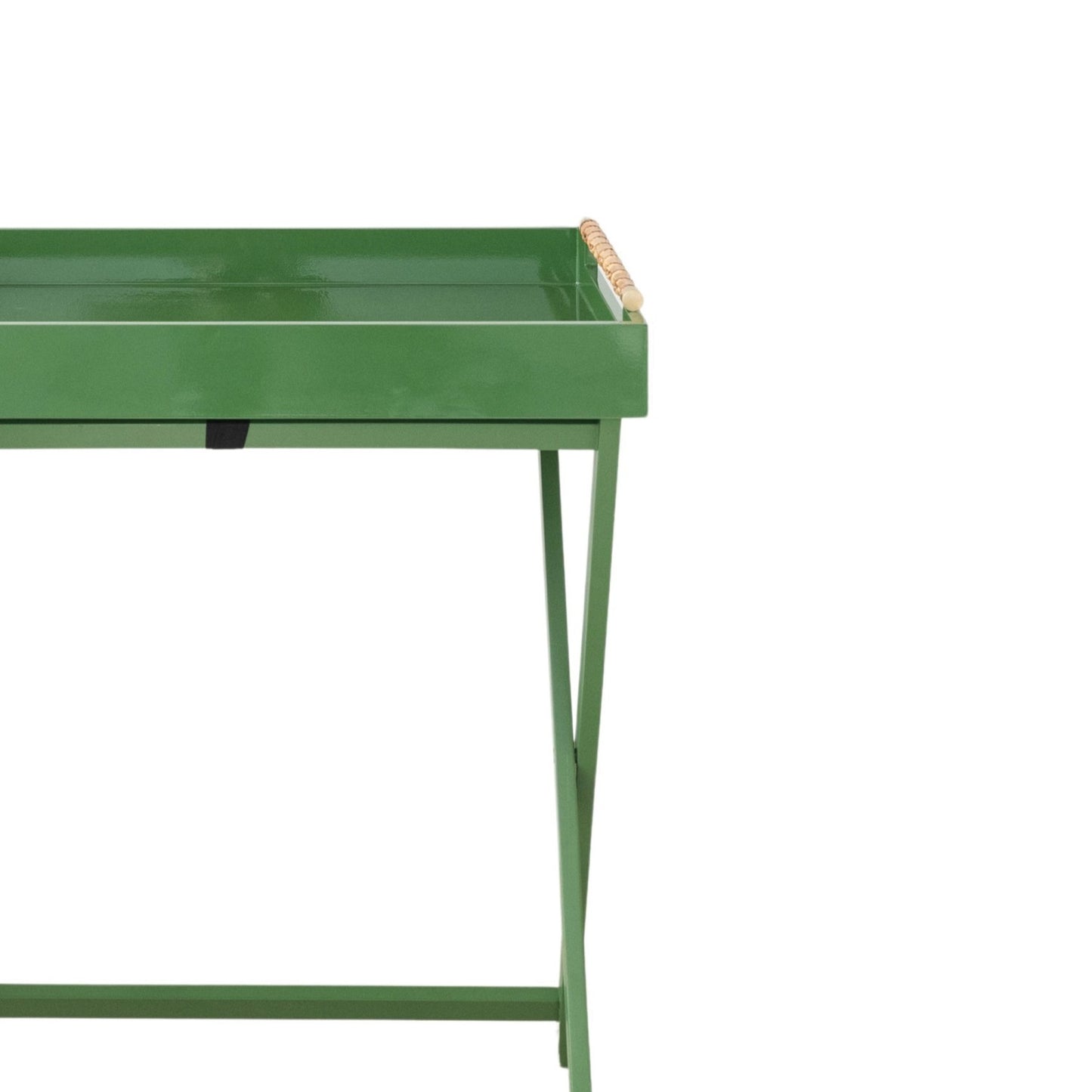 Folding Removable Tray Table w/ Bamboo Handles