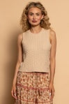 Caroline Cableknit Vest