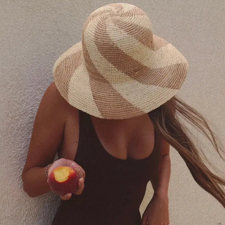 MOROCCAN SAND - RAFFIA SUN HAT