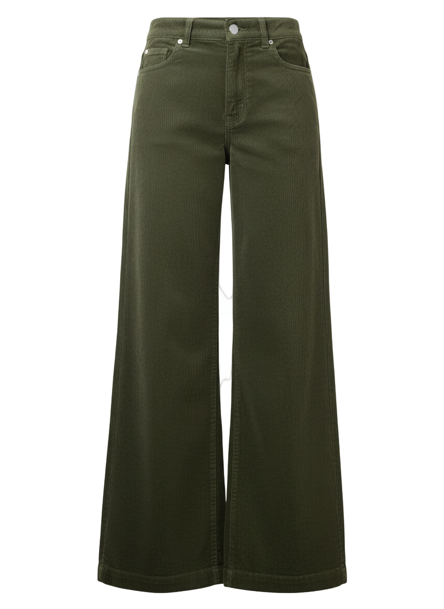 JEAN HIGH RISE WIDE LEG CLEAN HEM