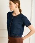 HESSA SHORT SLEEVE CARDIGAN