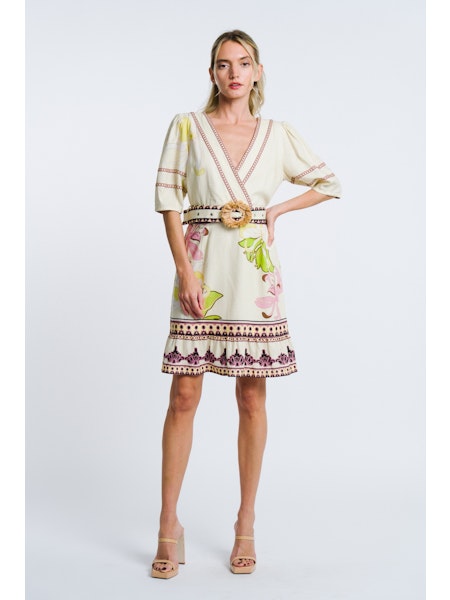Ivy Floral Printed Mini Dress